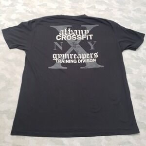 Gymreapers Shirt Mens 2X Black Short Sleeve Gym Fitness Running Athletic